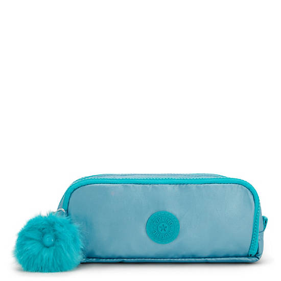 Kipling Gitroy Metallic Pencil Case Tassen Beige Turquoise | België 1095XY